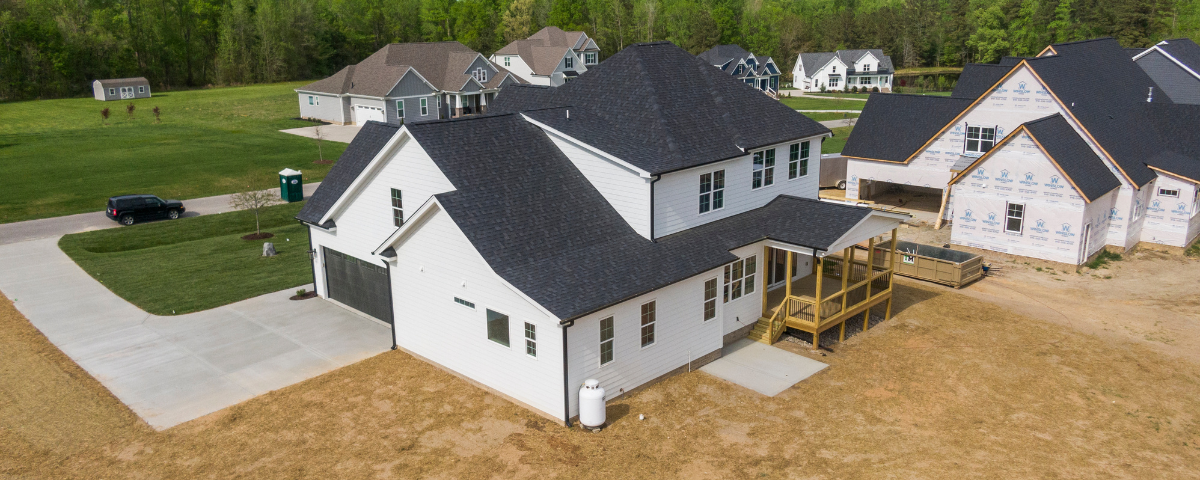 newly constructed homes