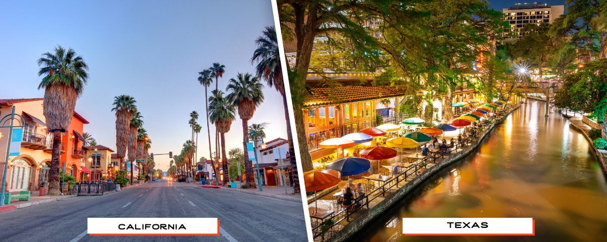 moving from california to texas things to do