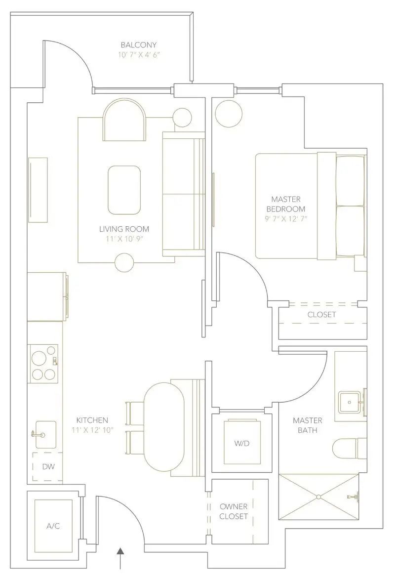 A1 - 1 Bedroom