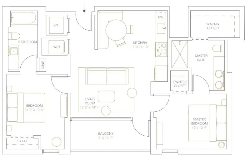 B1 - 1 Bedroom