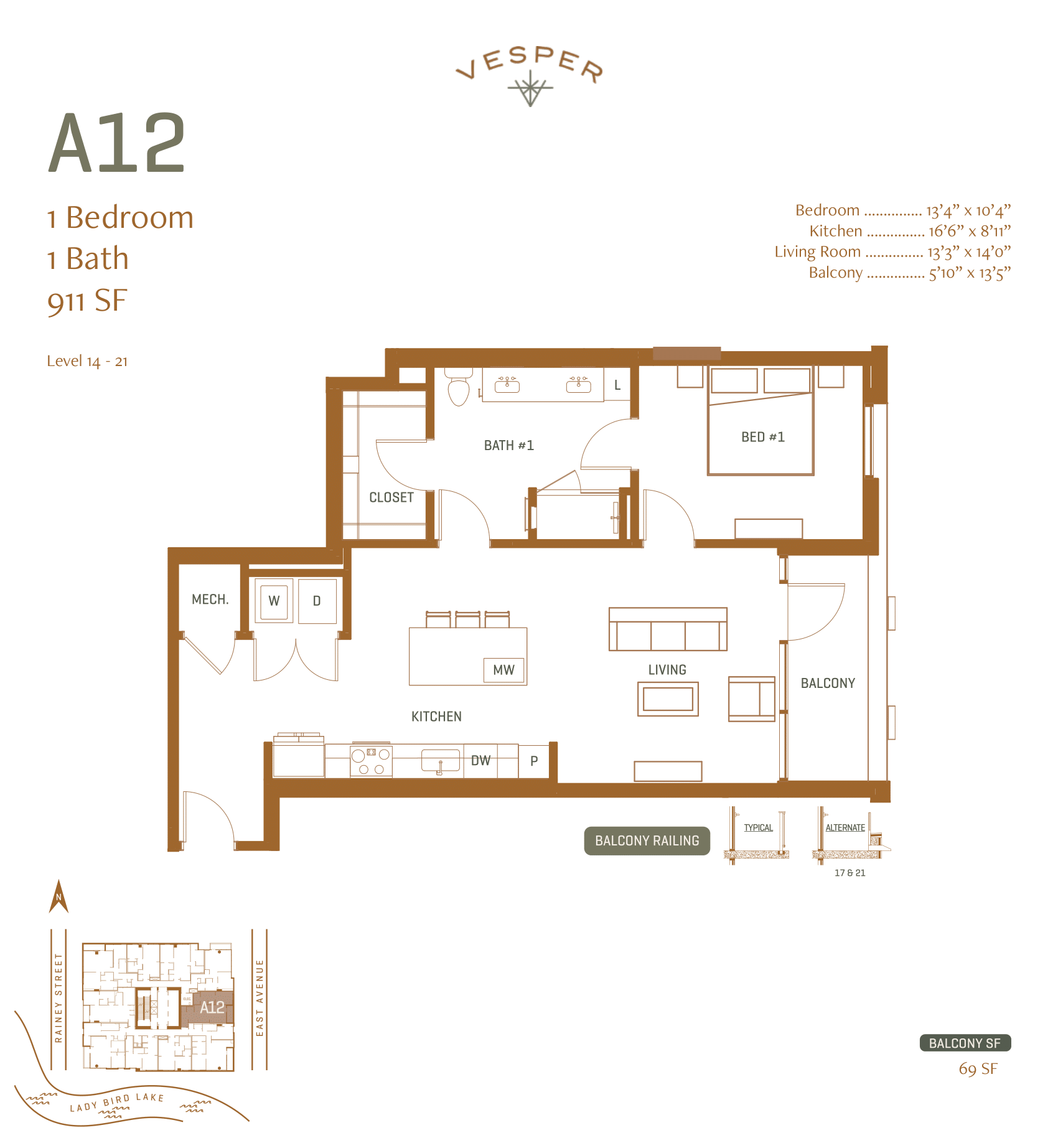 A12 - 1 Bedroom