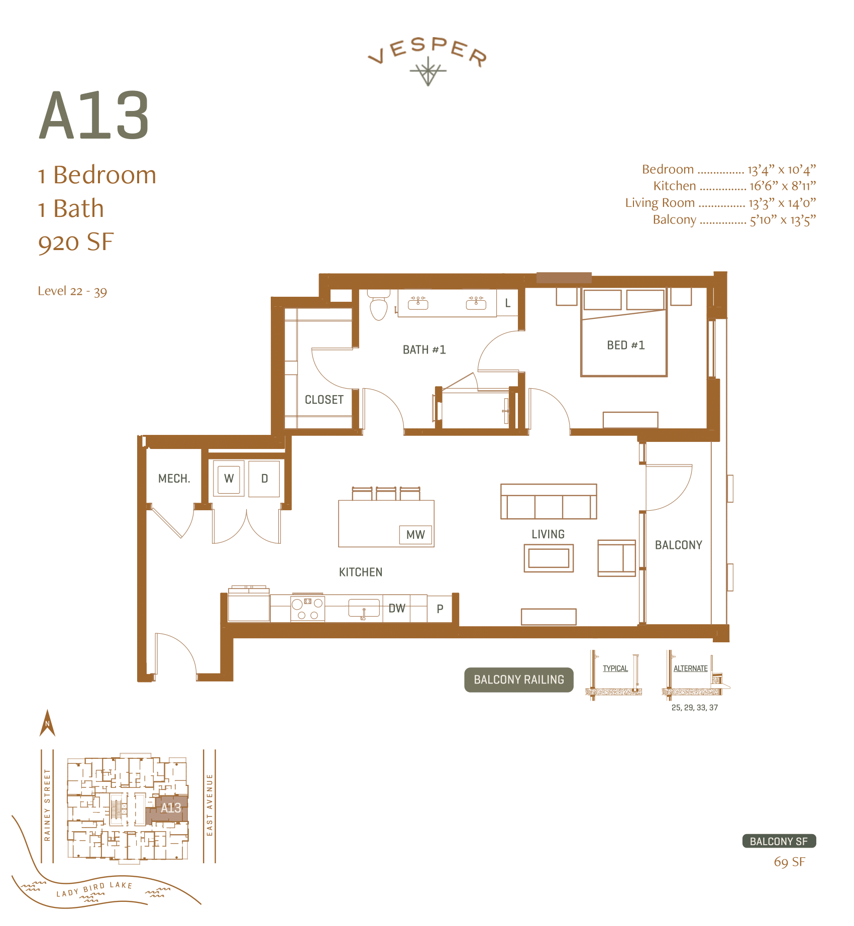 A13 - 1 Bedroom