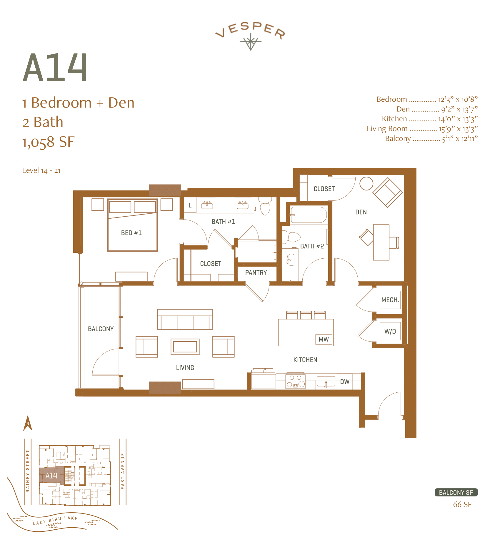 A14 - 1 Bedroom