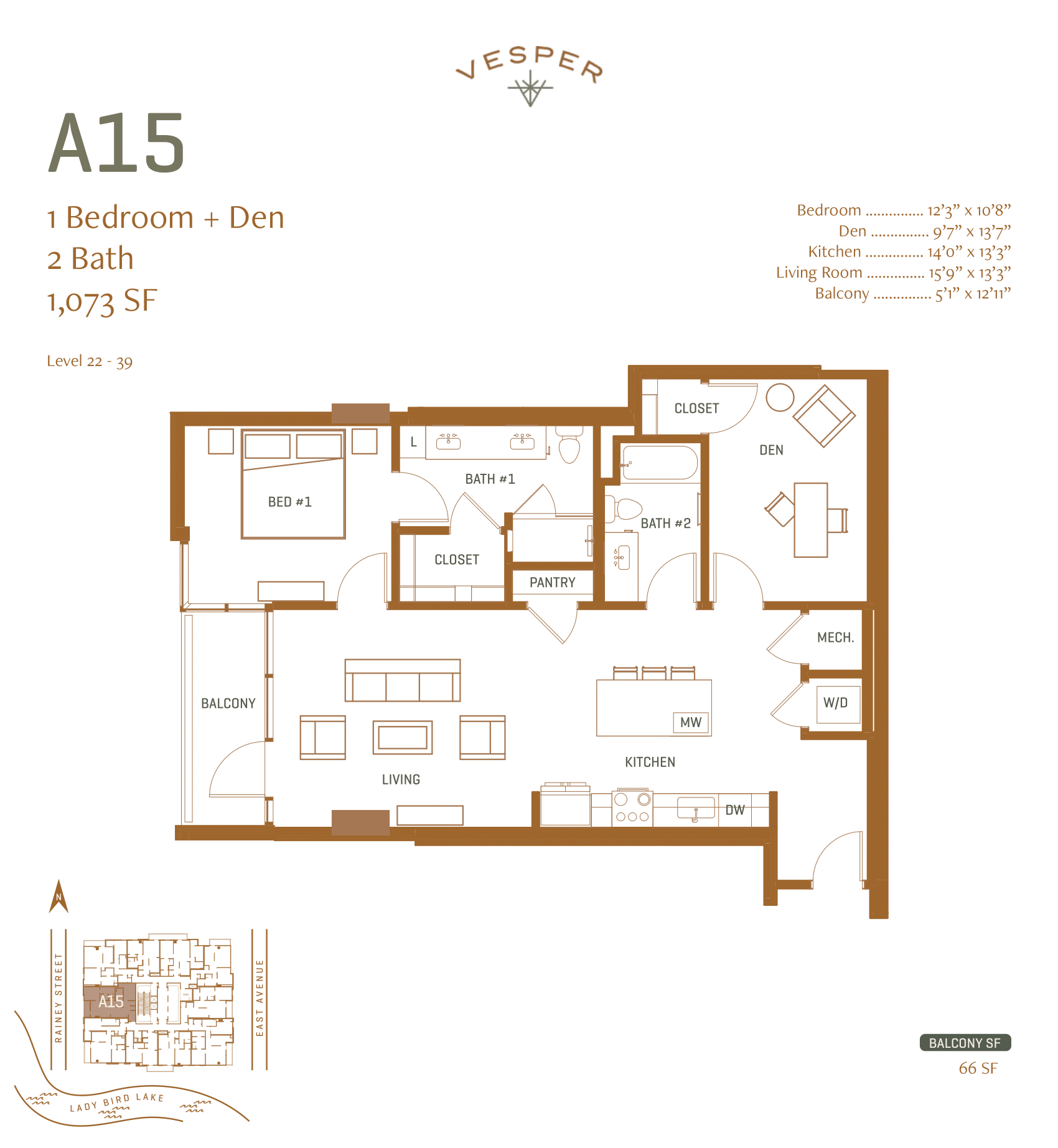 A15 - 1 Bedroom