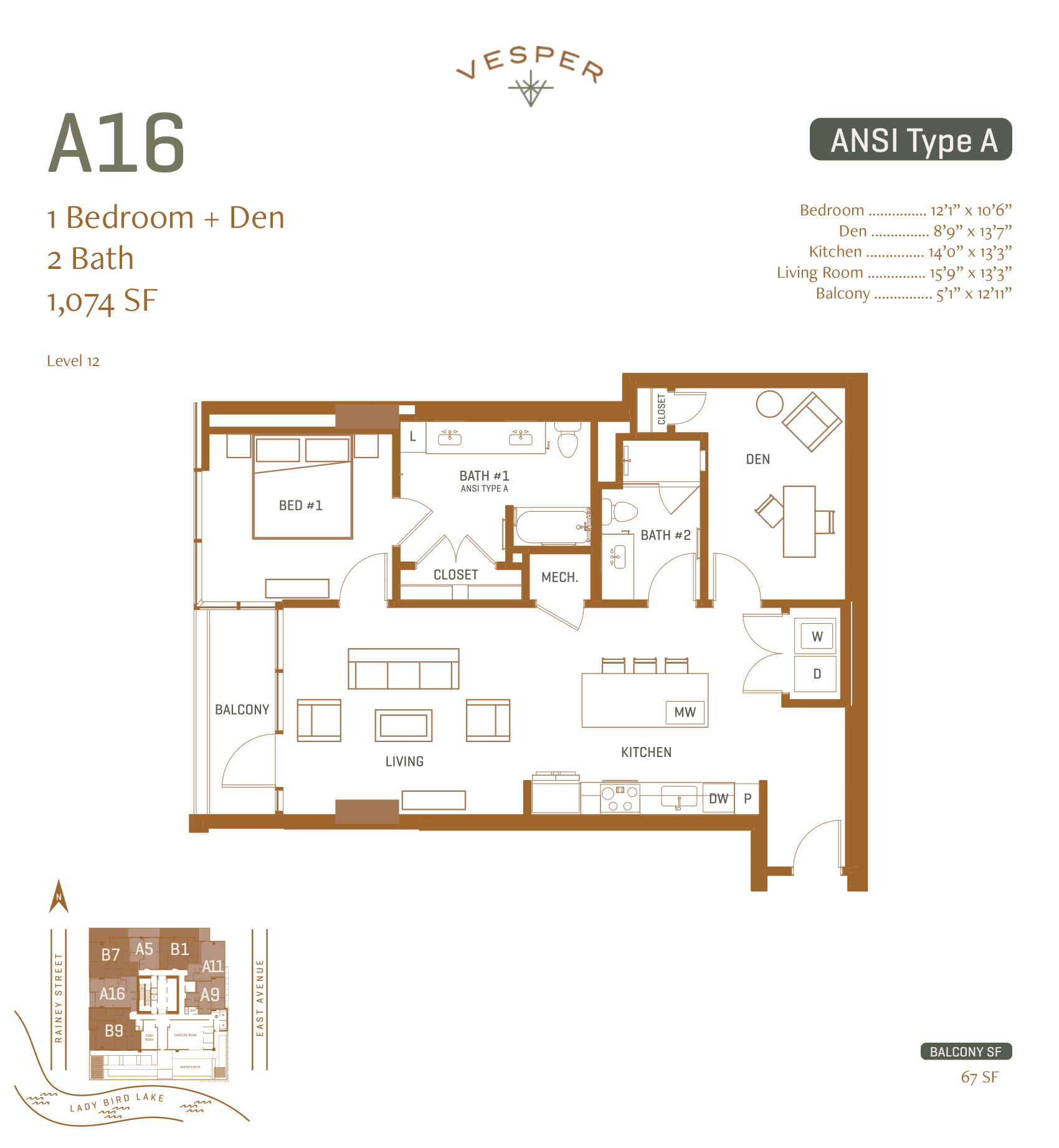 A16 - 1 Bedroom