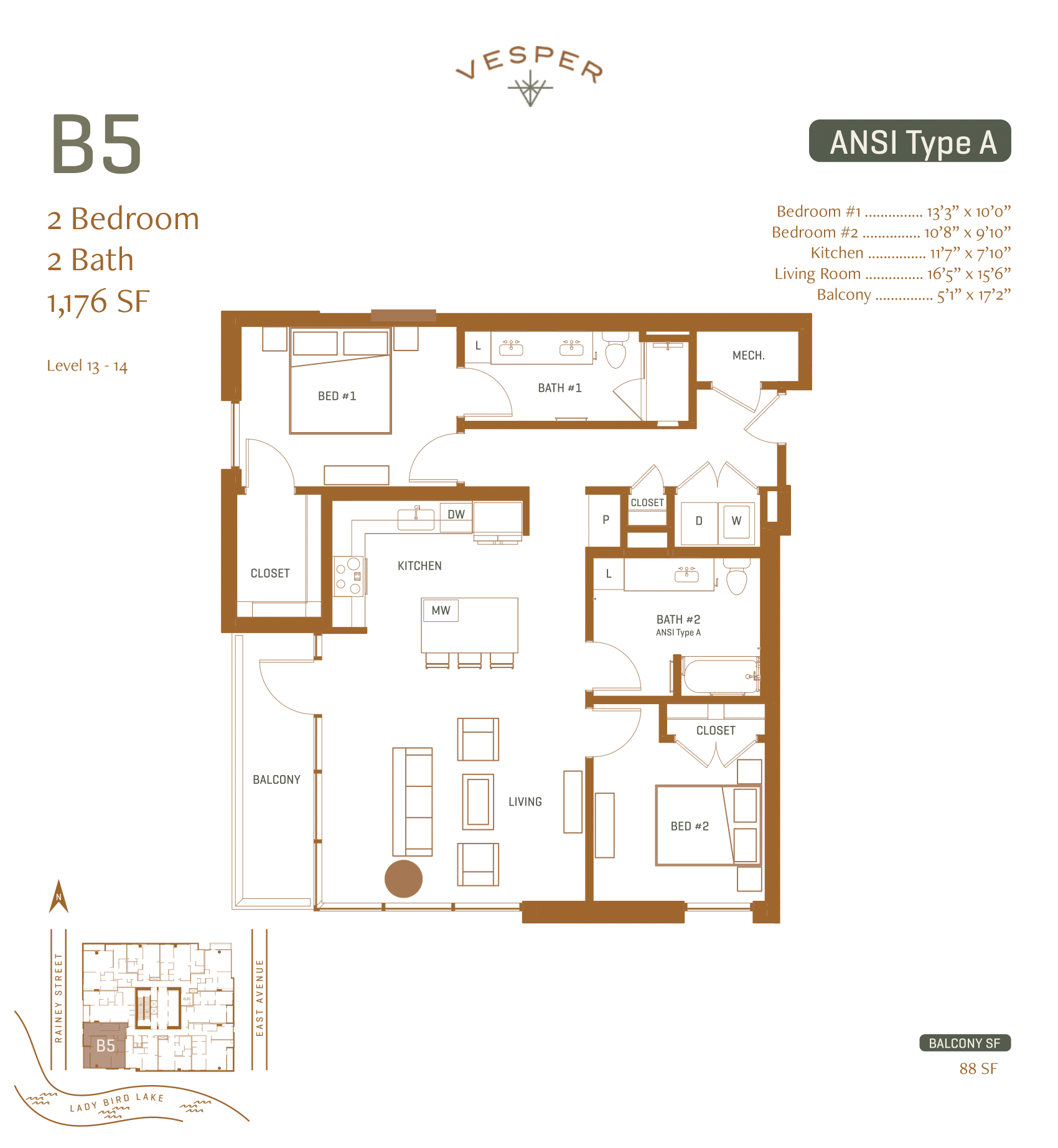 B5 - 2 Bedroom