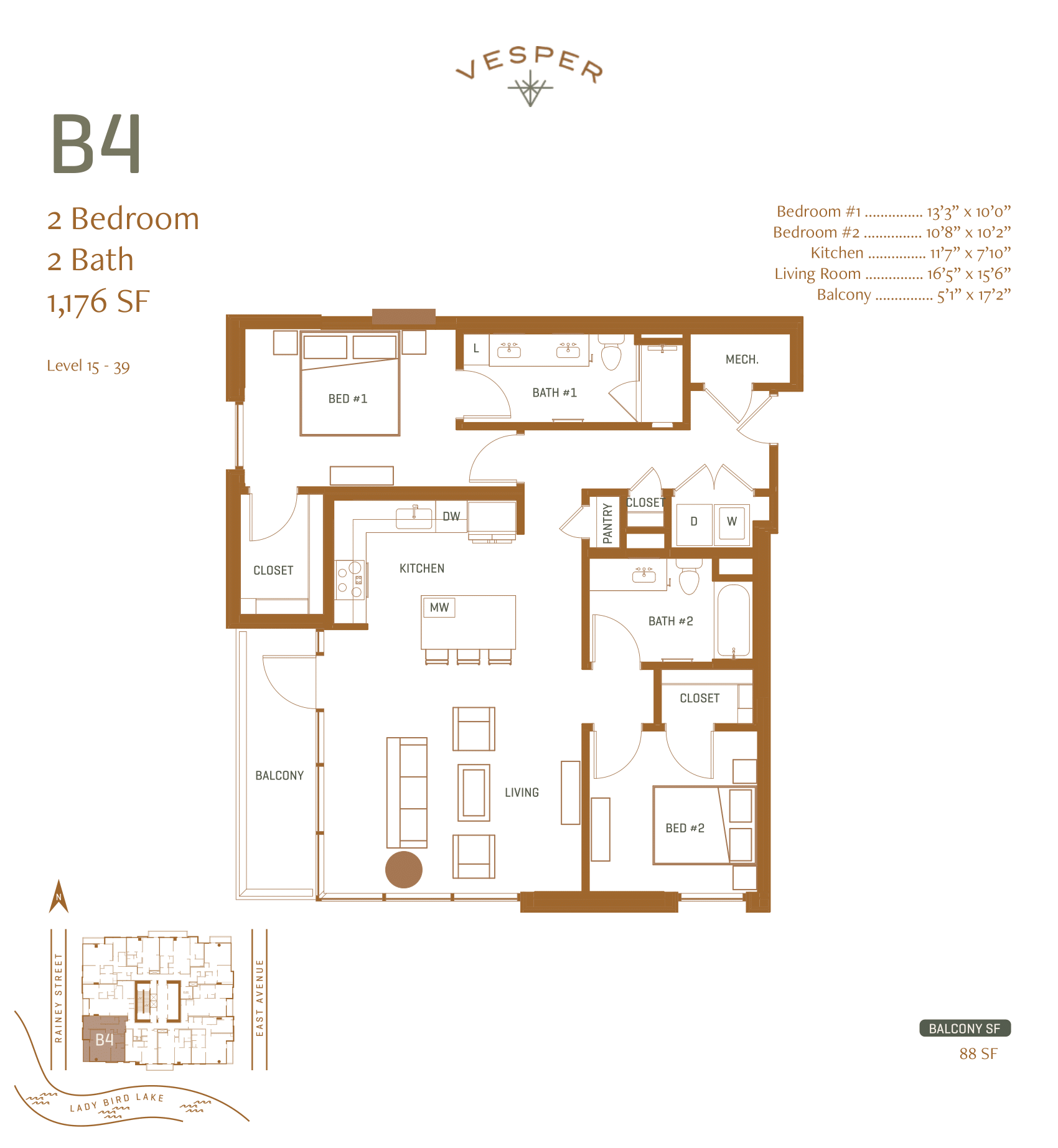 B4 - 2 Bedroom