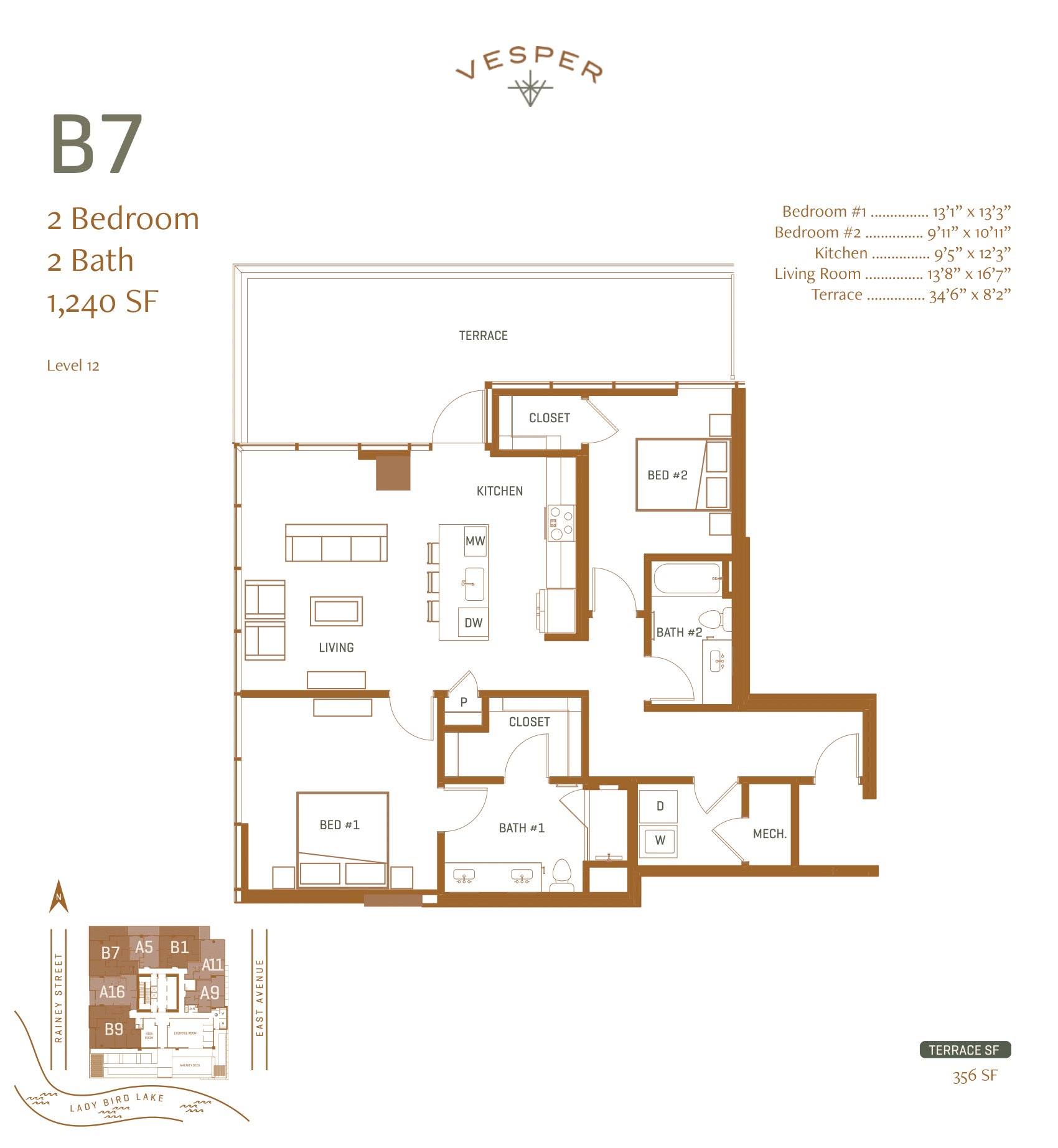 B7 - 2 Bedroom