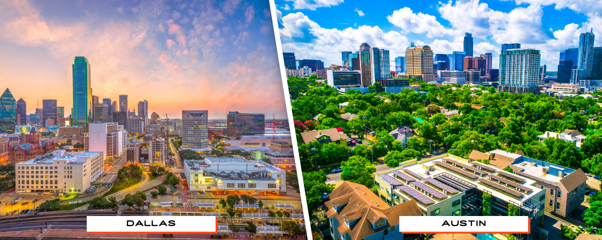 Hiking and paddling on Lady Bird Lake in Austin and trails in Dallas