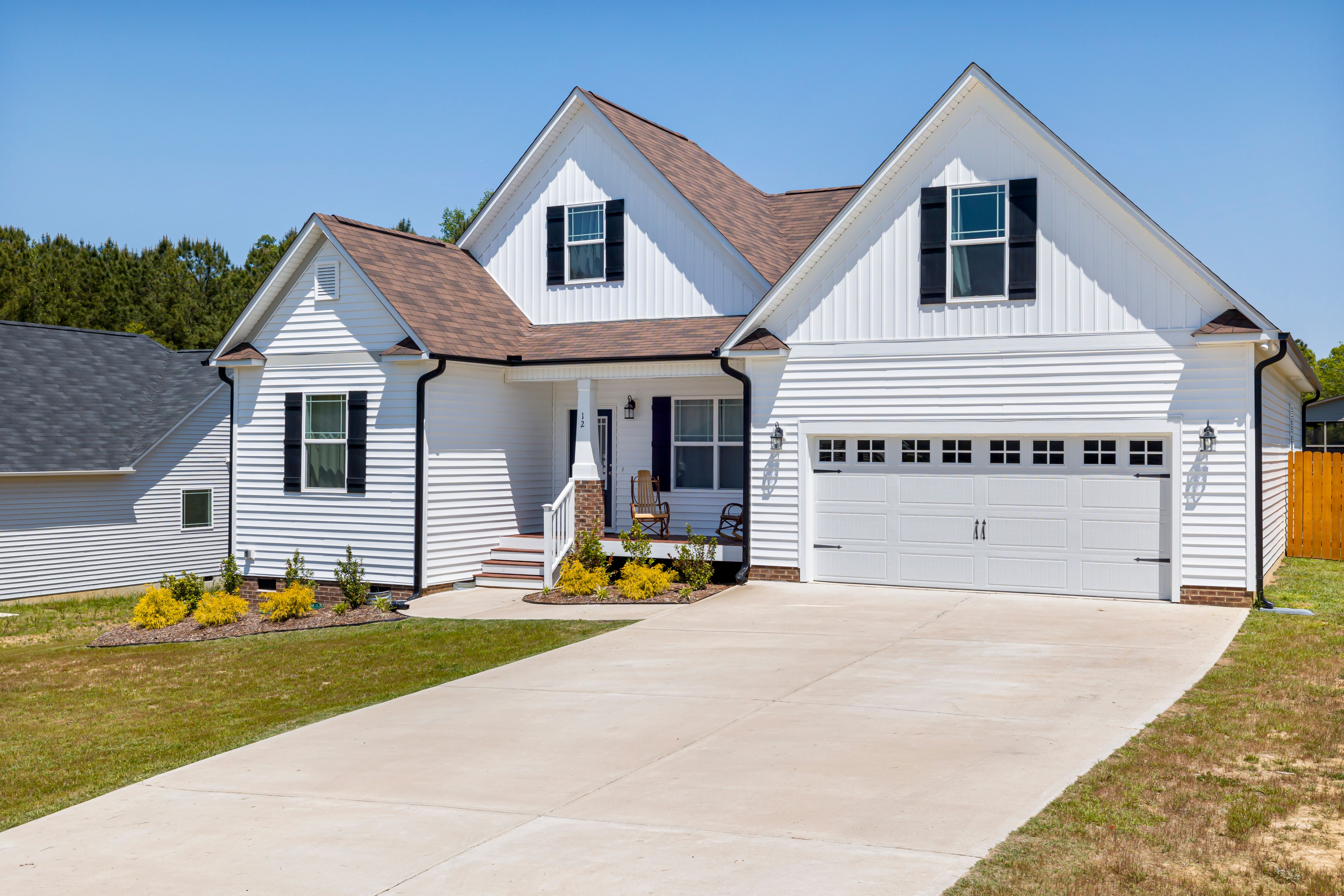 single family home with an attached garage