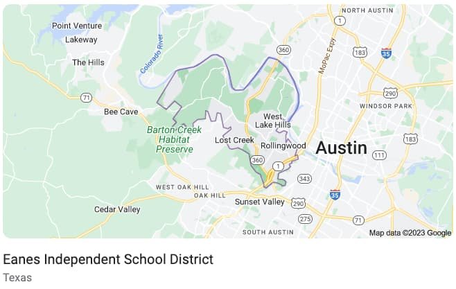 Eanes Independent School District in Austin, TX